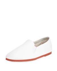 The Row Grace Leather Slip On Flat