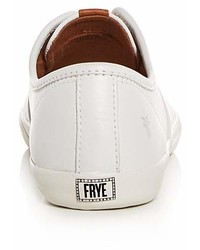 Frye Maya Leather Slip On Sneakers
