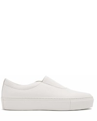 Primury Basal Slip On Leather Trainers