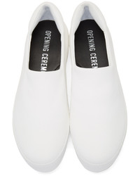 Opening Ceremony White Cici Platform Slip On Sneakers