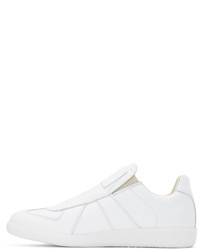 Maison Margiela White Laceless Replica Slip On Sneakers