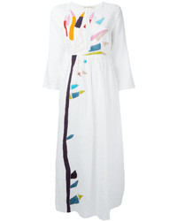 Mara Hoffman Front Slit Embroidered Dress
