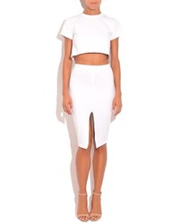 Donna Mizani Front Slit Skirt