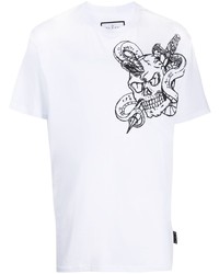 White Snake Crew-neck T-shirt