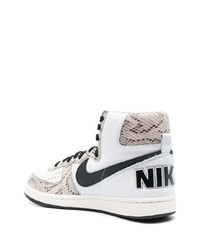 Nike Snakeskin High Top Sneakers