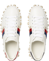 Gucci Ace Studded Low Top Sneakers