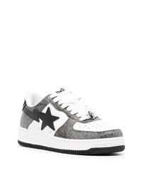 A Bathing Ape Colour Block Leather Sneakers