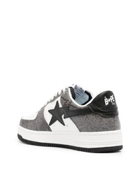 A Bathing Ape Colour Block Leather Sneakers