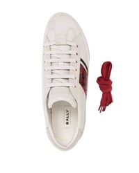 Bally Panelled Low Top Leather Sneakers