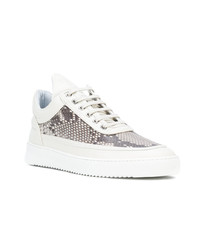 Filling Pieces Python Print Sneakers