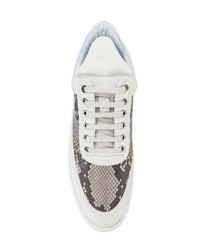Filling Pieces Python Print Sneakers