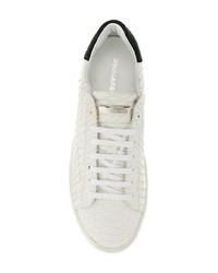 DSQUARED2 Snake Embossed Sneakers