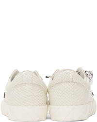 Off-White White Snake Low Vulcanized Sneakers