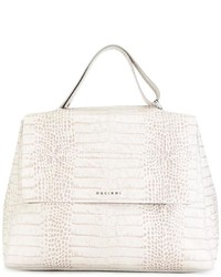 Orciani Snakeskin Effect Tote