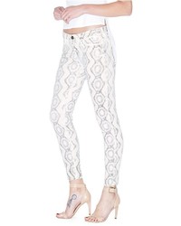 GUESS The Skinny No 61 Jean With Snake Foil Print