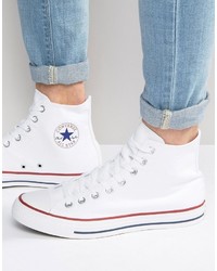 Converse All Star Hi Sneakers In White M7650c