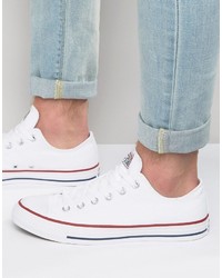 Converse All Star Ox Sneakers In White M7652