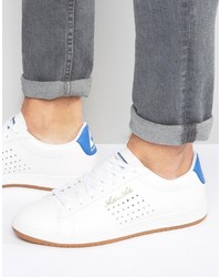 Le Coq Sportif Arthur Ashe Gum Sneakers In White 1620173