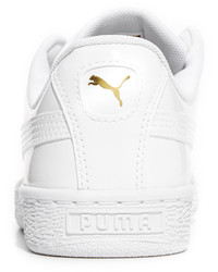 Puma Basket Heart Patent Sneakers