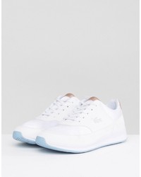 Lacoste Chaumont Lace 317 1 Sneakers In White And Pearl Copper