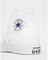 Converse Chuck Taylor All Star Ii Hi Top Sneakers In White 150148c