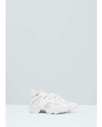 Mango Outlet Contrast Materials Sneakers