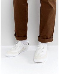 Pull&Bear Contrast Panel Sneakers In White