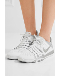 Nike Free Tr 6 Mesh And Neoprene Sneakers White