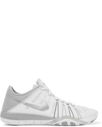 Nike Free Tr 6 Mesh And Neoprene Sneakers White
