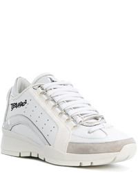 Dsquared2 Graffiti Detailed Heeled Sneakers