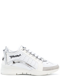 Dsquared2 Graffiti Detailed Heeled Sneakers