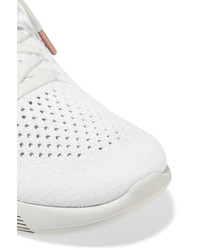Nike Lunarepic Metallic Flyknit Sneakers White