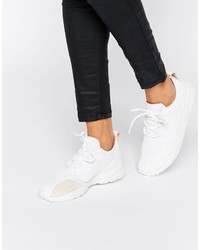 adidas Originals Off White Zx Flux Verve Mesh Sneakers