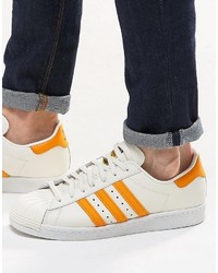 adidas Originals Superstar 80s Sneakers In White S75842