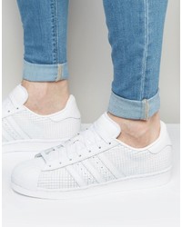 adidas Originals Superstar Sneakers In White Aq8334