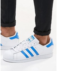 adidas Originals Superstar Sneakers In White S75929