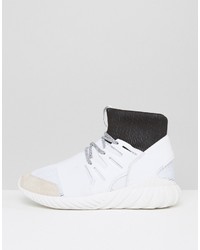 adidas Originals Tubular Doom Sneakers In White Ba7554