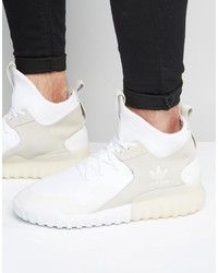 adidas Originals Tubular X Primeknit Sneakers In White S80130