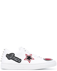 Philipp Plein Patch And Stud Sneakers
