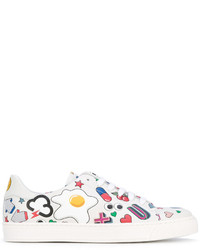 Anya Hindmarch Patch Lace Up Sneakers