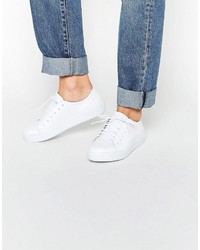 Sixty Seven Sixtyseven Irma White Lace Up Sneakers