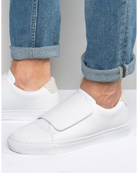Asos Sneakers In White With Strap