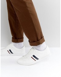 Pull&Bear Sneakers With Stripes In White
