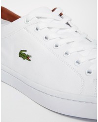 Lacoste Straightset Canvas Sneakers