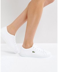 Lacoste Straightset Lace 317 Sneakers In White
