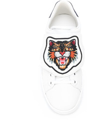 Gucci Tiger Embroidered Sneakers