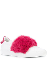 Givenchy Urban Street Fur Strap Sneakers