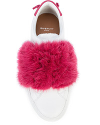 Givenchy Urban Street Fur Strap Sneakers