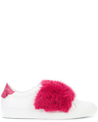 Givenchy Urban Street Fur Strap Sneakers