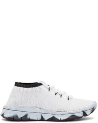 Maison Margiela White Painted Sneakers